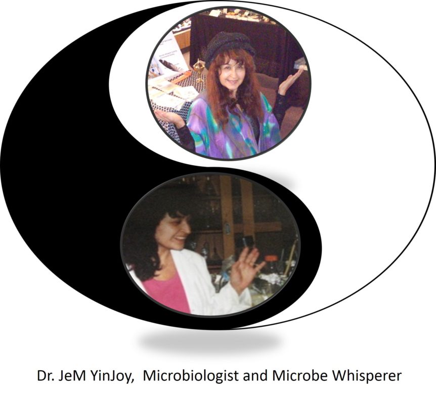 Dr. YinJoy, creator of Microbe Whisperer, Cards for Environmental Healing